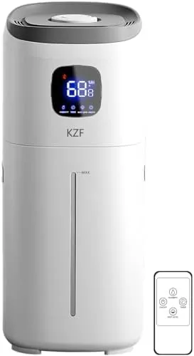 KZF Humidifiers for Bedroom, 15L Large Room Humidifier, 2000 Sq.ft Coverage, 72Hrs Runtime, Top Review: Tested and Rated