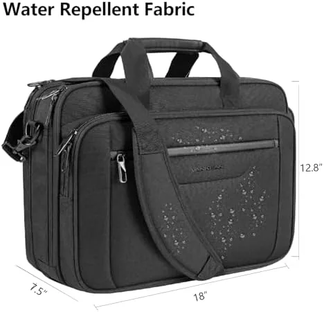 The VANKEAN 17.3" Expandable Waterproof Laptop Briefcase for Travel & Business compared in context