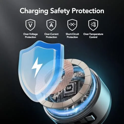 The Qi2 Wireless Charger, 65W GaN Charger with Retractable Cable, Silver compared in context