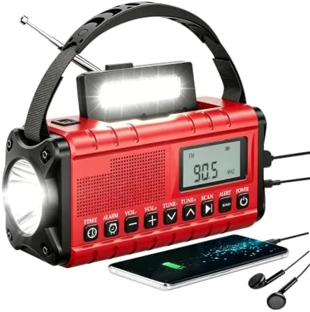 Testing the 10000mAh/37000mWh Emergency Radio-Weather Radio Portable AM FM Auto Scan with over two weeks