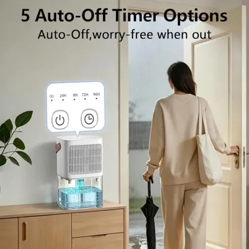 Another view of the Newo Dehumidifier 60oz Small Dehumidifier for Home 430 Sq.Ft Quiet