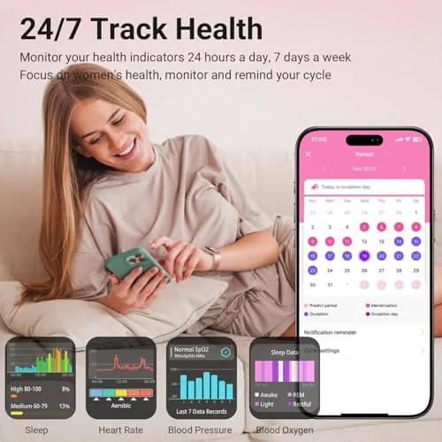 Another view of the Trendia Smart Watches for Women, 1.83'' HD Fitness Tracker with