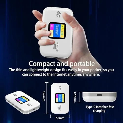 The hotspot in a bag ready for travel with its charging cable