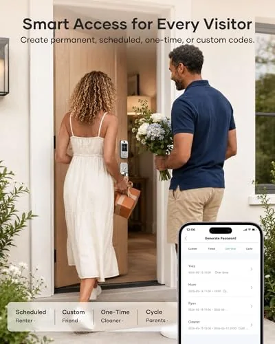 Testing the Wi-Fi Smart Front Door Lock Set, Keyless Entry Deadbolt Handle over two weeks
