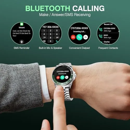 Another view of the GPT Smart Watch for Men with Bluetooth Call, Fitness Tracker