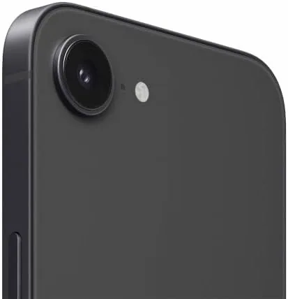 Close look at the Apple iPhone 17e, 256GB, Black - Unlocked (Renewed) build quality
