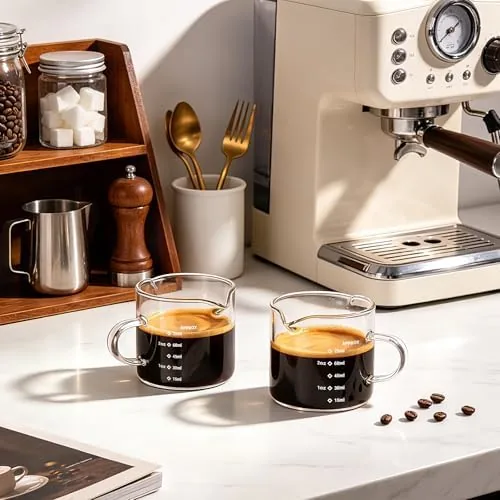 Another view of the Espresso Cups Set of 2: Espresso Machine Accessories - Dual