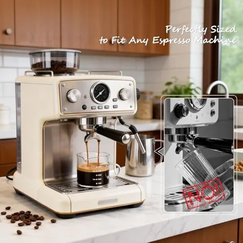 The Espresso Cups Set of 2: Espresso Machine Accessories - Dual compared in context