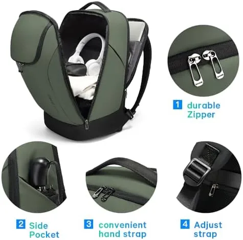 The BANGE Business Commute Backpack Waterproof fit 15.6 Inch adopt in in real use