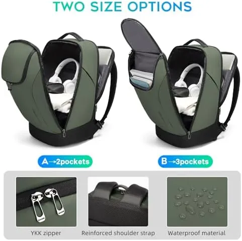 Another view of the BANGE Business Commute Backpack Waterproof fit 15.6 Inch adopt in