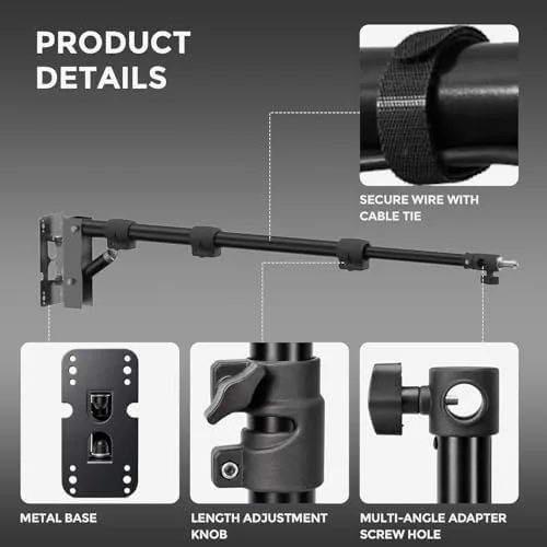 The 18 Inch Ring Light with Wall Mount Stand, Bi-Color LCD compared in context