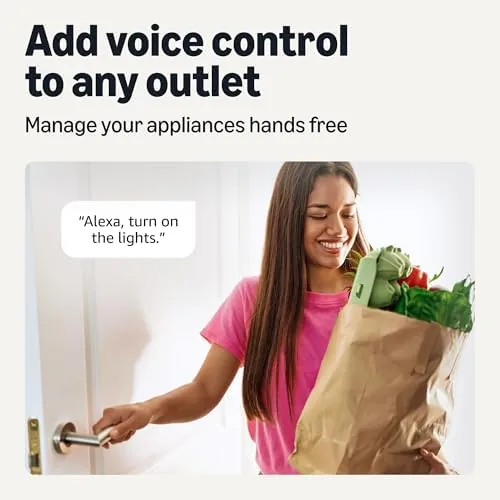 The Amazon Basics Smart Plug, Matter Compatible, Compatible with Amazon Alexa in real use