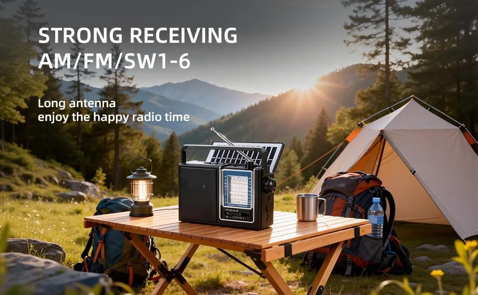 Testing the Portable Radio AM FM,Bluetooth, Rechargeable Retro Radio with Best Sound over two weeks