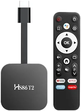 Overview of the Android 14.0 TV Stick HS86 T2 4K 2GB RAM 16GB