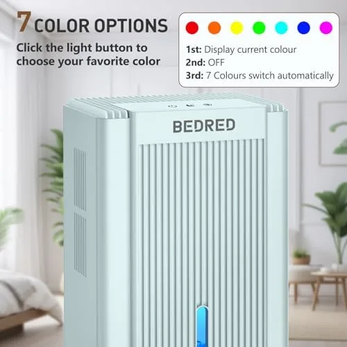 Another view of the Dehumidifier, 95OZ Dehumidifier for Home 1000 Sq.Ft - Quiet with
