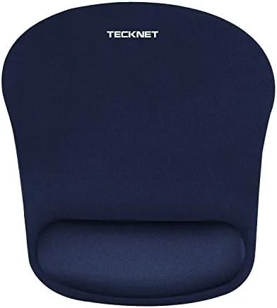 TECKNET Ergonomic Mouse Pad with Wrist Support | Soft Memory Foam, Fast Rebound, Pain Review: Tested and Rated