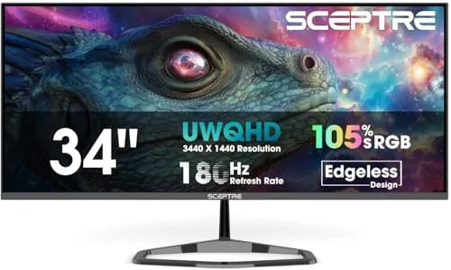 The back of the monitor showing the DisplayPort and HDMI connections and the stand