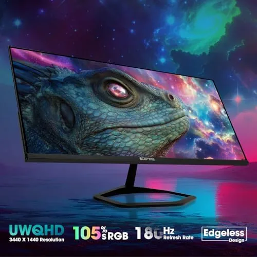 A first person shooter running on the ultrawide monitor with smooth motion