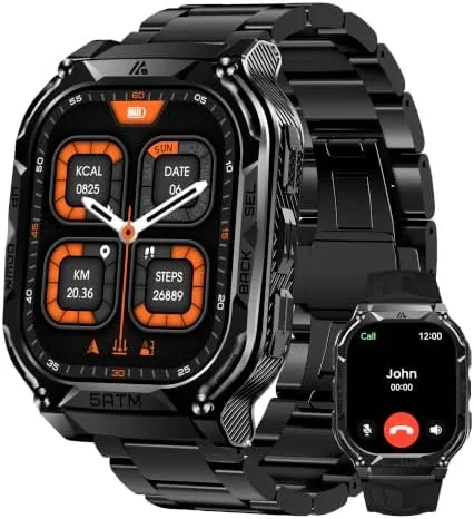 Overview of the AMAZTIM Smart Watch with GPS, Rugged Outdoor Fitness Watch, 5
