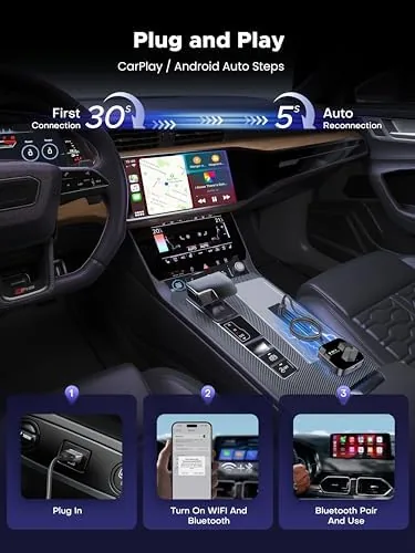 Testing the 3-in-1 Wireless CarPlay Adapter 2026, Convert Wired to Wireless Apple over two weeks
