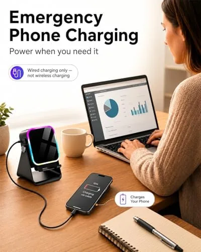 Another view of the Induction Speaker 5-in-1 Wireless Bluetooth Audio for iPhone Android |