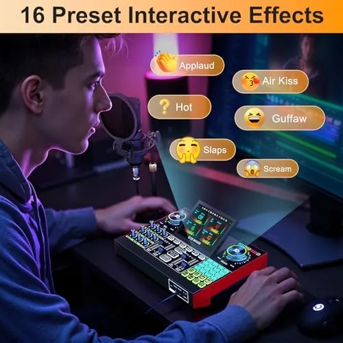 The podcast equipment bundle, live sound card, streaming audio mixer, Podcast compared in context