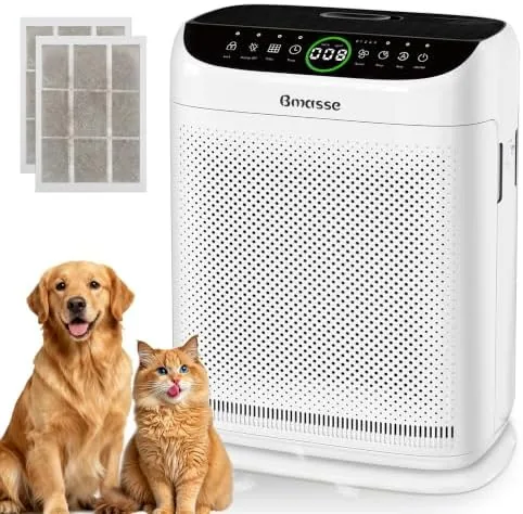 Air Purifiers for Home Pets Large Room Up to 3000 Ft²,HEPA Air Cleaner with Review: Tested and Rated
