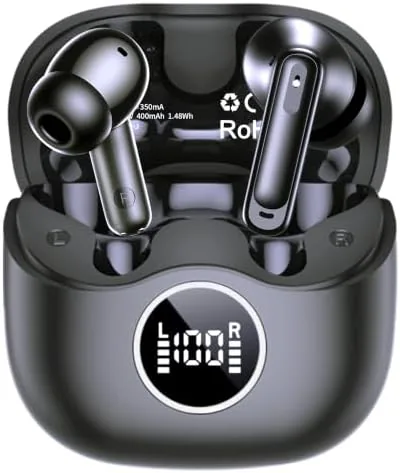 Overview of the xinwld Adaptive Hybrid Active Noise Canceling 2026 Wireless Earbuds, 6