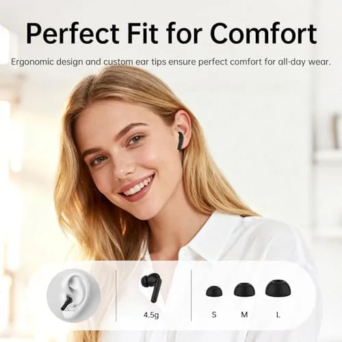 Testing the xinwld Adaptive Hybrid Active Noise Canceling 2026 Wireless Earbuds, 6 over two weeks