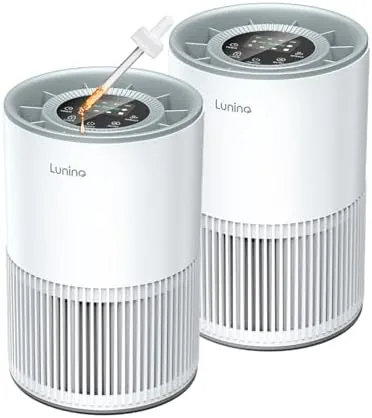 2 Pack Air Purifiers for Home Large Room up to 1200ft², LUNINO Air Purifier Review: Tested and Rated