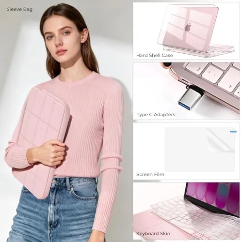 Another view of the EooCoo for MacBook Neo Case 13 inch 2026 Model A3404