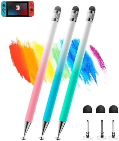 Kenkor Stylus(3pcs),2-in-1 Stylus Pen for Touch Screen, Stylus Pen for iPad | No Charging,Compatible Review: Tested and Rated