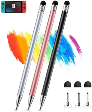 Kenkor Stylus(3pcs),2-in-1 Stylus Pen for Touch Screen, Stylus Pen for iPad | No Charging,Compatible Review: Tested and Rated