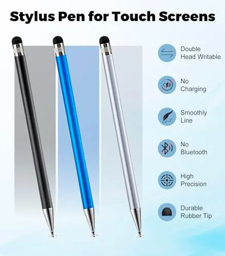 The Kenkor Stylus(3pcs),2-in-1 Stylus Pen for Touch Screen, Stylus Pen for in real use