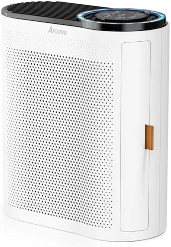 AROEVE Air Purifiers for Home with Air Quality Sensors and Auto-AP04(White) | UV Secondary Review: Tested and Rated