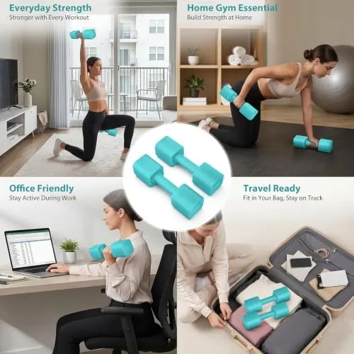 The Adjustable Dumbbell Set of 2, 2.2-20LB Adjustable Weight Set, 3 compared in context