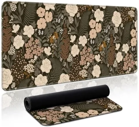 Aesthetic Desk Mat, Cute Wild Rose Desk Pad Protector for Work & Decor, 31.5" Review: Tested and Rated
