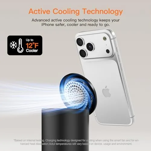 Another view of the Foldable Magnetic 3 in 1 Wireless Charger Stand for iPhone