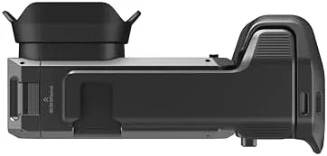 Mission 1 PRO grip held while walking and vlogging outdoors