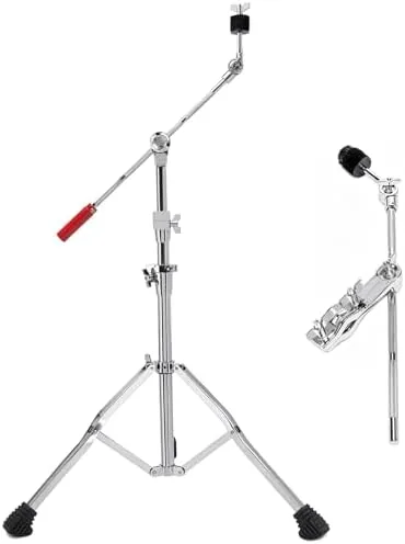 Heavy-Duty Boom Cymbal Stand with Extension Arm and Clamp Mount | Convertible Boom/Straight Stand Review: Tested and Rated