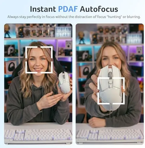 Another view of the Acer A640 4K Webcam with AI Noise Canceling Mic for