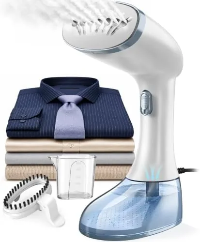 Steamer for Clothes, 1800W Clothes Steamer Handheld Garment Steamer with 3 Steam Settings, 380ml Review: Tested and Rated