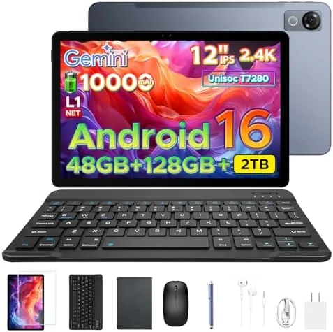 Overview of the P12 2026 Latest Android 16 Tablet, 120Hz 2.4K Android Tablet