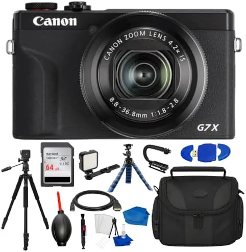 Canon PowerShot G7 X Mark III Digital Camera with Accessory Bundle, Black | 64GB Review: Tested and Rated