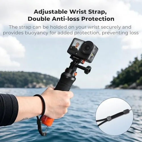 The K&F CONCEPT Waterproof Floating Hand Grip Action Camera Accessories | compared in context