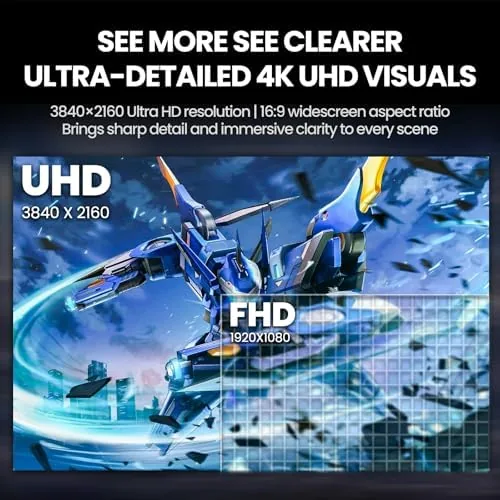 The CRUA 32" 4K UHD 240Hz Curved Gaming Monitor, 1500R VA in real use