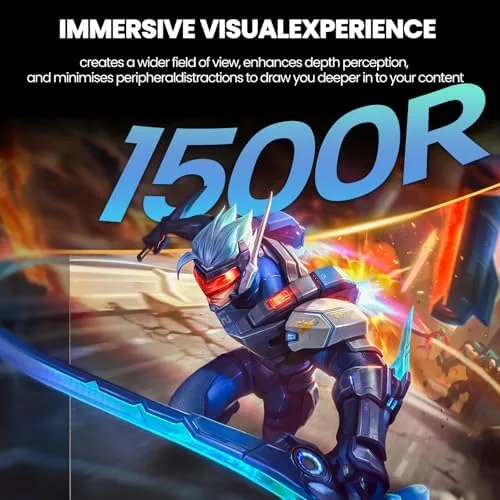 The CRUA 32" 4K UHD 240Hz Curved Gaming Monitor, 1500R VA compared in context