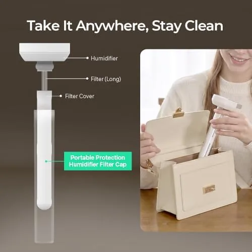 Testing the HubiCare Mini Humidifier, Portable Wireless Table Humidifier, USB-C Rechargeable Personal over two weeks