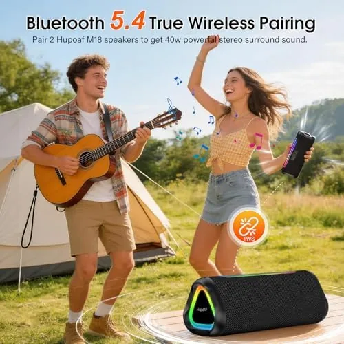Another view of the Hupoaf Magnetic Bluetooth Speaker for Golf Cart, Portable Speakers Outdoor
