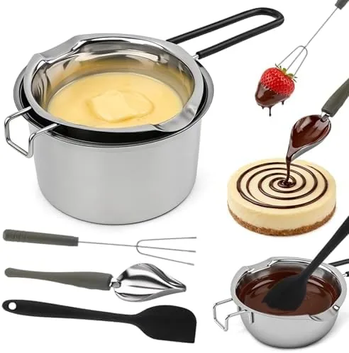 Stainless Steel Double Boiler Melting Pot Review: A Complete Melting Kit in the Box